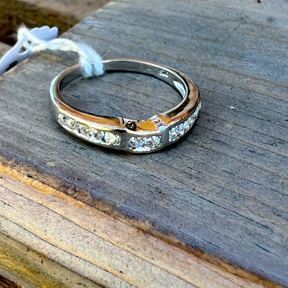 Sterling Silver Ring with CZ